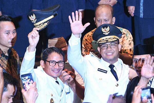  PIDATO GUBERNUR DKI: Anies Ucapkan Terima Kasih untuk Jokowi, Ahok, dan Djarot