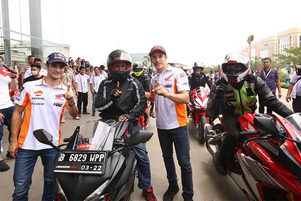  Di Tangerang, Pembalap MotoGP Ajari Siswa SLTA Cara Berkendara Aman