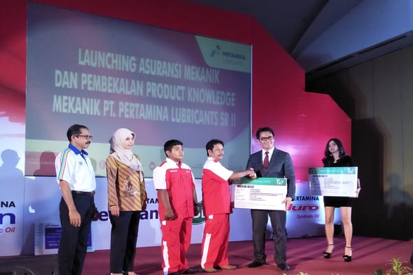  Pertamina Lubricants Beri Mekanik di Palembang dan Lampung BPJS