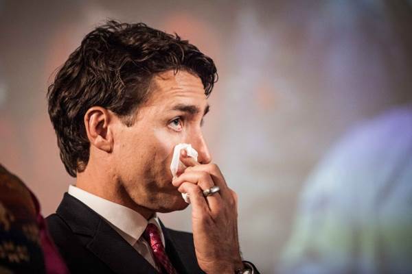  Saat Justin Trudeau Berlinang Air Mata