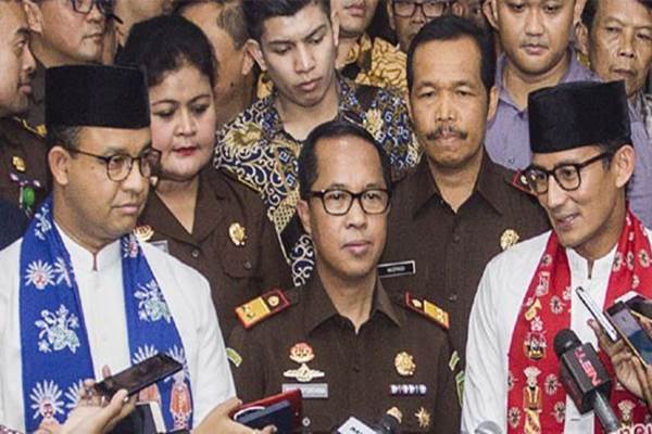  Anies-Sandi Minta Kejaksaan Kawal Proyek Pembangunan di Jakarta   