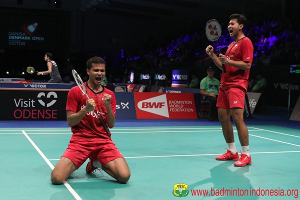  Hasil Perempat Final Denmark Open 2017: Kalahkan Li/Liu, Angga/Ricky ke Semifinal