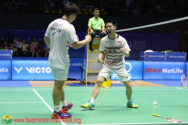  Hasil Semifinal Denmark Open 2017: Kevin/Marcus Vs Zhang/Liu di Final 
