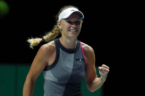  Hasil WTA Tour Finals: Halep & Wozniacki Menang