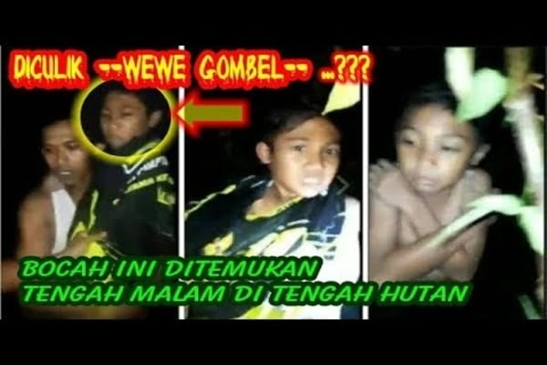  Bocah Ditemukan Dini Hari Mandi di Hutan, Wewe Gombel?