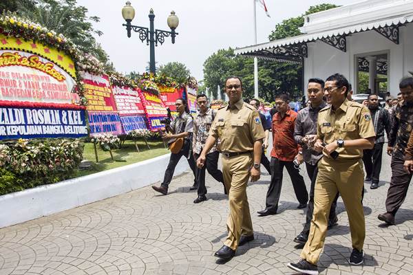  Anies-Sandi Bertemu Jokowi, Pembahasan Reklamasi Bukan Perhatian Utama