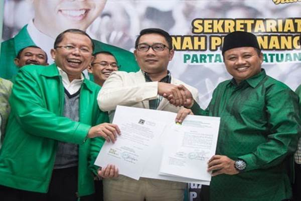  PILGUB JABAR 2018 : Reaksi PDIP Setelah PPP Usung Ridwan Kamil