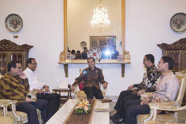  Jokowi Ungkap Hasil Pertemuan dengan Anies-Sandi