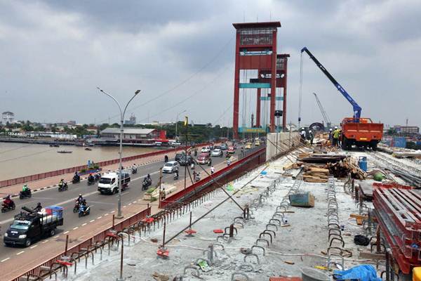  Proyek LRT Palembang Sudah Capai 68%