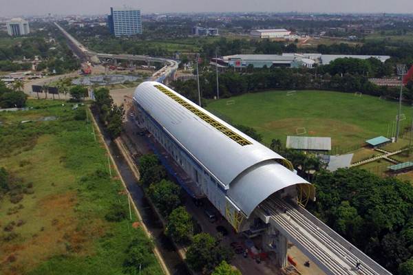  Rolling Stock LRT Palembang Tiba April 2018