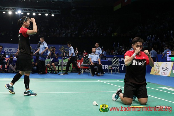  Prancis Terbuka 2017: Greysia Polii/Apriani Rahayu Tumbangkan Juara Dunia Asal China dan Ke Final