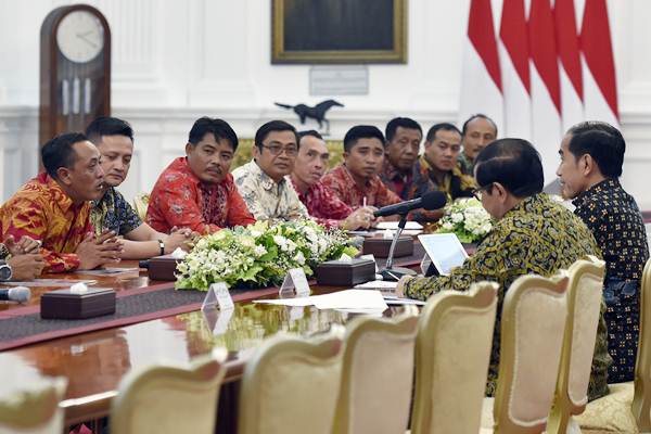  Presiden Jokowi Terima Asosiasi Petani Tembakau Indonesia