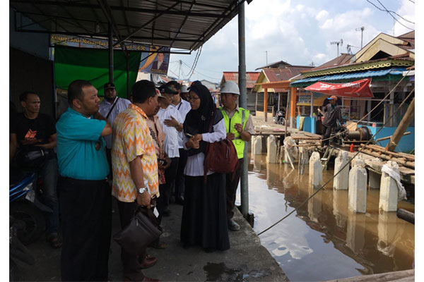  Kementerian PUPR Lakukan Penataan Kawasan Permukiman Tepian Sungai Kapuas