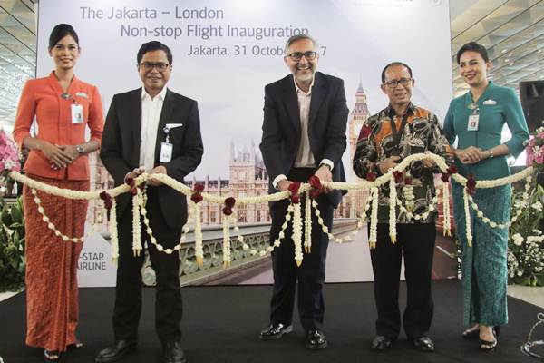  Garuda Buka Penerbangan Nonstop Indonesia-London