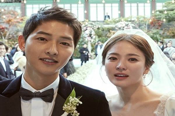  Media Korea Pakai Drone Liput Pernikahan Song Joong-ki & Song Hye-kyo 