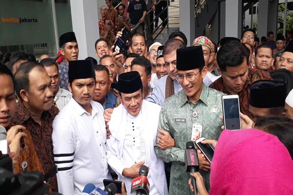  Wagub Sandi Tebang Pilih Pertanyaan Wartawan Balai Kota