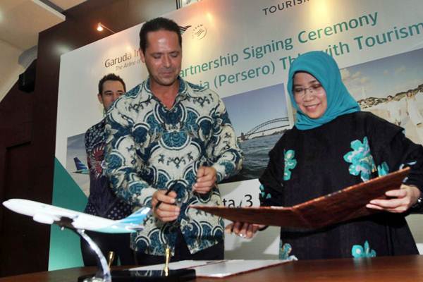  Garuda Indonesia dan Tourism Australia Perpanjang Kerjasama