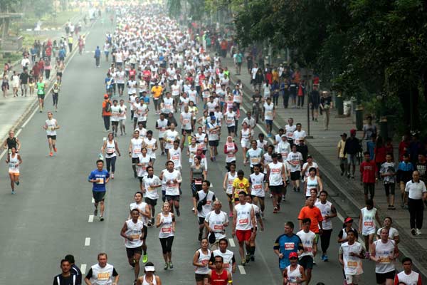  Sandiaga Sebut Jakarta Marathon 2017 Terburuk