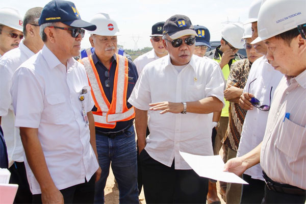  Menteri Basuki Cek Pembangunan Tol Pemalang-Batang