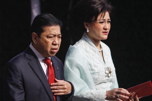  Setya Novanto Hadiri Pernikahan Kahiyang Ayu-Bobby Nasution