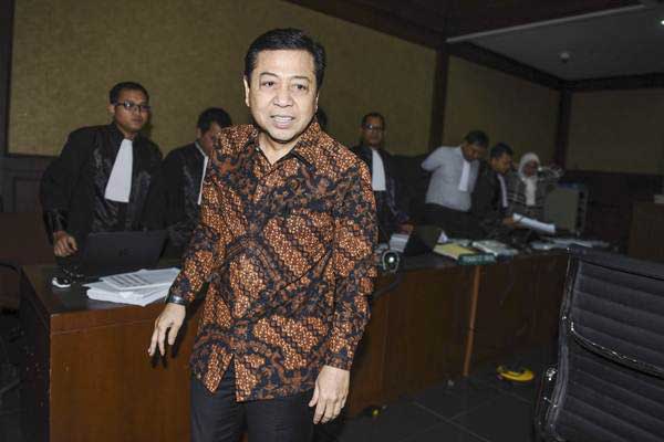  PEMERIKSAAN SETYA NOVANTO : Tolak Jadi Saksi, Pilih Panen Padi