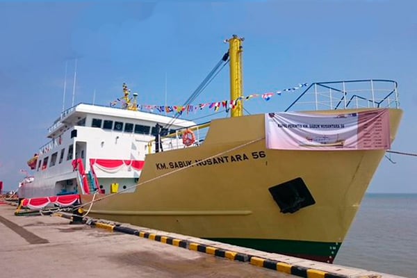  KAPAL TOL LAUT  : DKB Luncurkan KMP Sabuk Nusantara 88