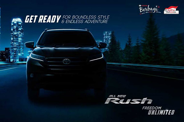 Iklan All New Toyota Rush pada akun Facebook ToyotaID - facebook.com/ToyotaID