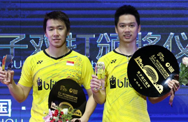  Hasil Final China Open 2017: Kevin/Marcus Kalahkan Boe/Mogensen yang Emosi