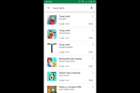  Game Tiang Listrik Bertebaran di Google Play Store