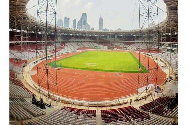  Renovasi 15 Venue Olahraga di GBK Sudah 87,27%