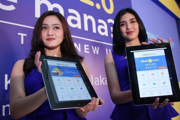  AGEN PERJALANAN DARING : Tiket.com Genjot Aplikasi