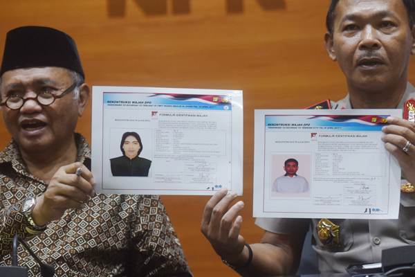  Ini Sketsa Terduga Penyiram Air Keras Kepada Novel Baswedan