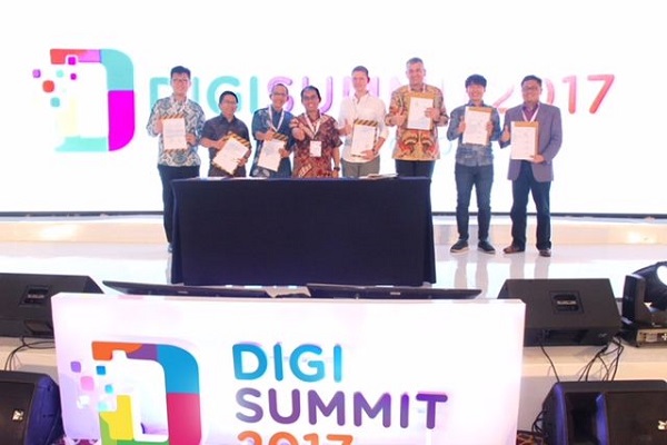  Digi Summit 2017, Telkom Teken MOU Dengan Mitra Asing dan Lokal