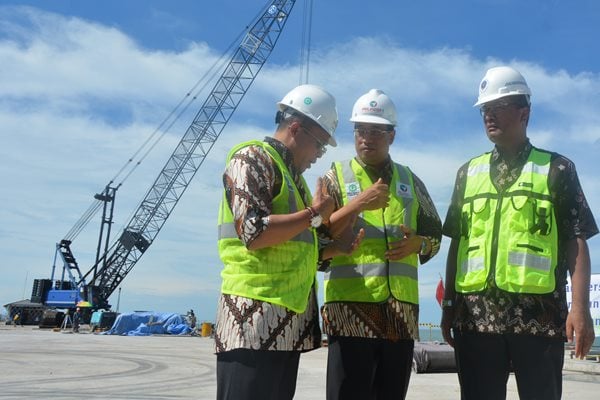  Menhub Datang, Strategi Pengembangan Kuala Tanjung Disiapkan