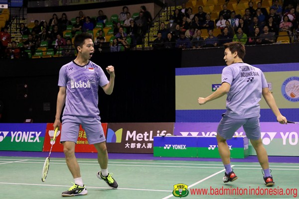  Hasil Semifinal Hong Kong Open 2017: Kevin/Marcus & Greysia/Apriyani ke Final!