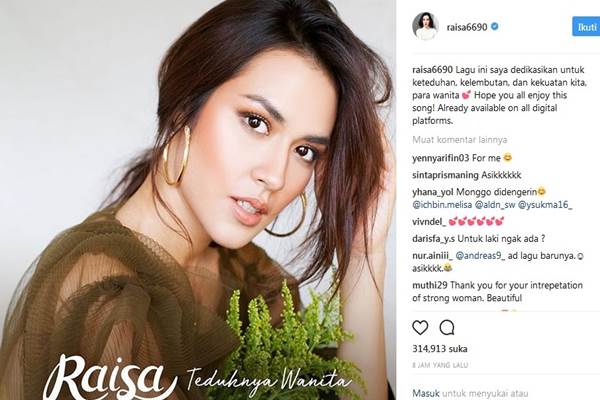  Raisa Nyanyi ‘Teduhnya Wanita’ di Sekuel Ayat-Ayat Cinta 2   