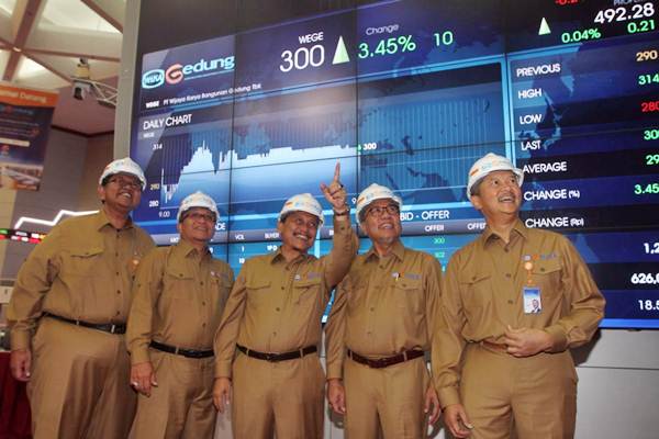  Pencatatan Perdana Saham Wika Gedung