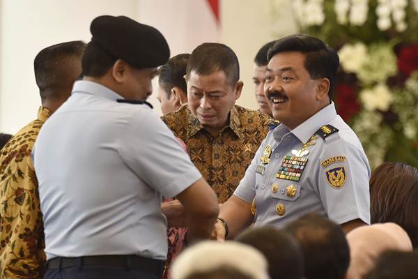  Calon Panglima TNI Hadi Tjahjanto Hadir di Istana Bogor