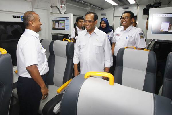  Budi Karya Sumadi Uji Coba Kereta Bandara