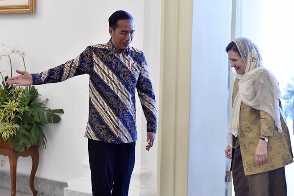  Presiden Jokowi Menerima Kunjungan Ibu Negara Afghanistan Rula Ghani