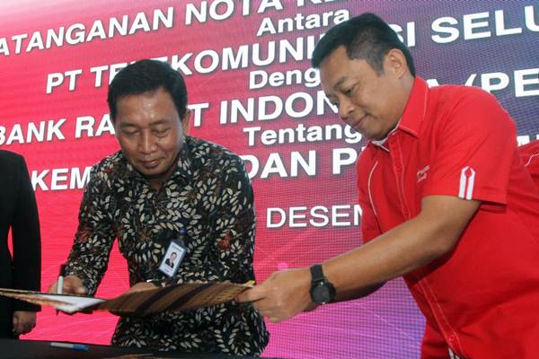  Bank BRI Bersinergi Dengan Telkomsel