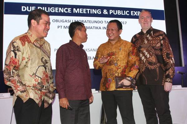  Obligasi Perdana Mora Telematika Oversubscribed 1,4 kali