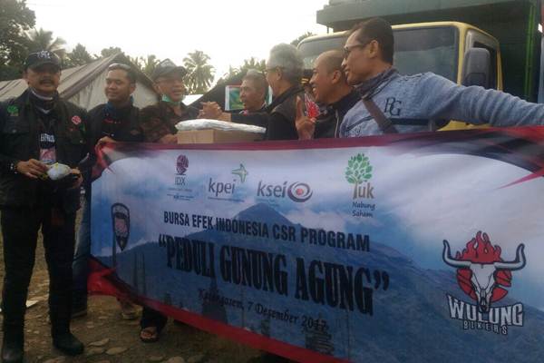  BEI Siap Dorong Emiten Bantu Pengungsi Gunung Agung