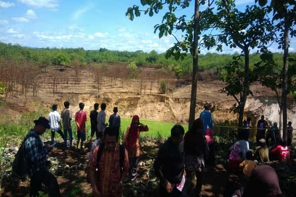  Danau Dadakan di Gunungkidul Jadi Tontonan