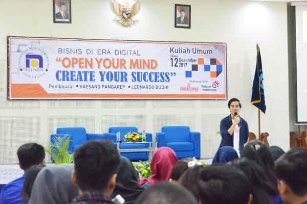  Kaesang Ajak Mahasiswa Memajukan UMKM lewat Start Up