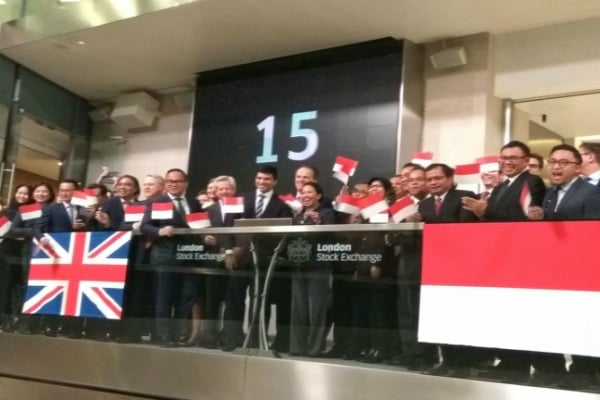  LAPORAN DARI LONDON: Menteri Rini Soemarno Buka Perdagangan Saham London Stock Exchange