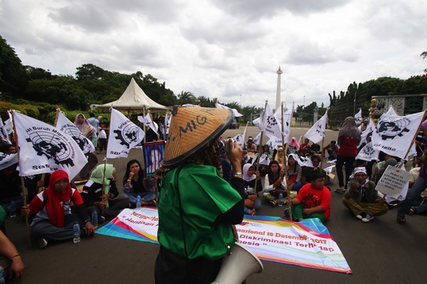  Aksi Memperingati Hari Buruh Migran Internasional