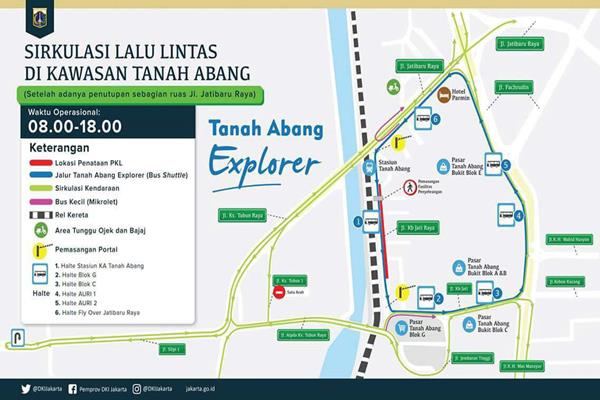  Sensasi Menerobos Kemacetan Tanah Abang dengan Transjakarta Explorer 