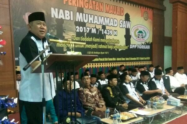  DPP Forkabi Gelar Maulid Nabi, Ketum Ajak Tingkatkan Toleransi