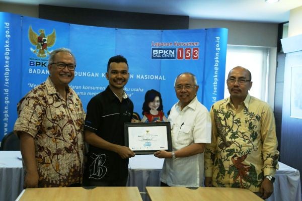  Bisnis.com Raih Penghargaan dari Badan Perlindungan Konsumen Nasional